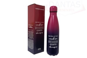 Garrafa de Inox Por traz de toda Mulher 700ml - DayImport