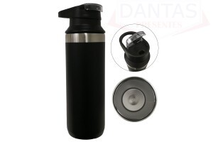Garrafa Isotérmica 500ml Preta - Dantas