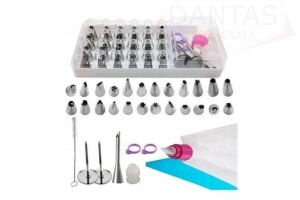 Confeiteiro Bicos e Saco Para Confeitar 35 Peças