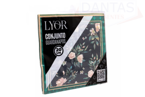Conjunto de 20 Guardanapos de Papel Estampado Magnolia 33cm x 33cm - Coliseu