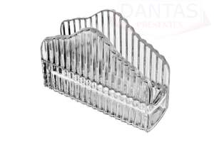 PORTA GUARDANAPOS DE CRISTAL DE CHUMBO IMPERATRIZ 13,5CM X 4,5CM X 10CM