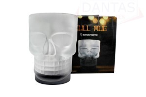 CANECA 500ML CAVEIRA SKULL MUG C/BASE PRETA