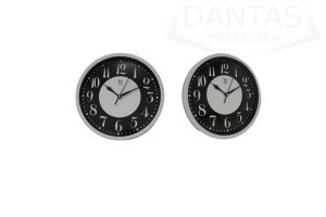 RELOGIO DE PAREDE 24,9X24,9X3,8CM