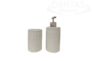 KIT DE BANHEIRO DE PORCELANA