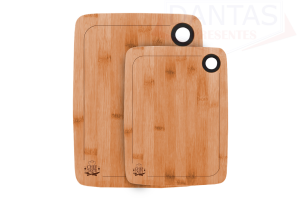 CONJUNTO DE TABUAS DE CORTE DE BAMBU 
