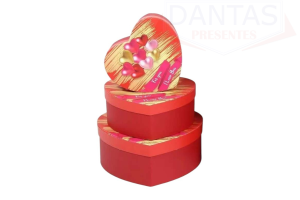 KIT CAIXA DE PRESENTES 3 UNIDADES