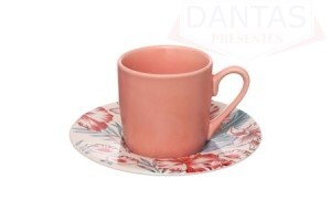 Xicara Cafe Hibisco 80ml 6pc